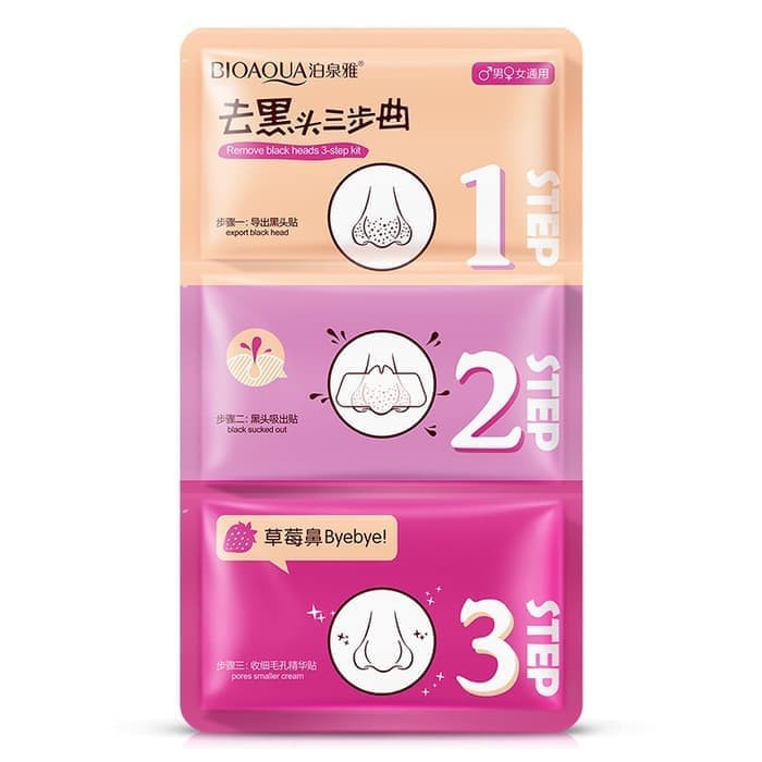 BIOAQUA REMOVE BLACKHEAD 3 IN 1