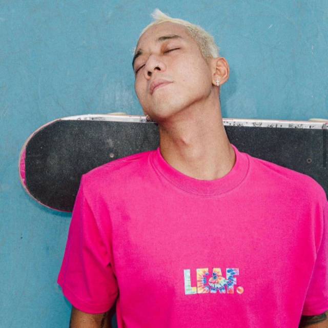 Kaos leaf orange bm ori