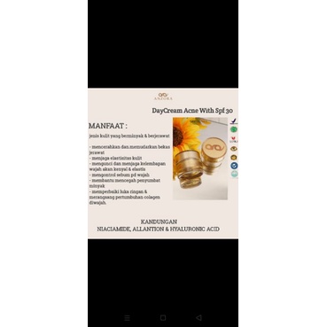 Day cream acne Anzora
