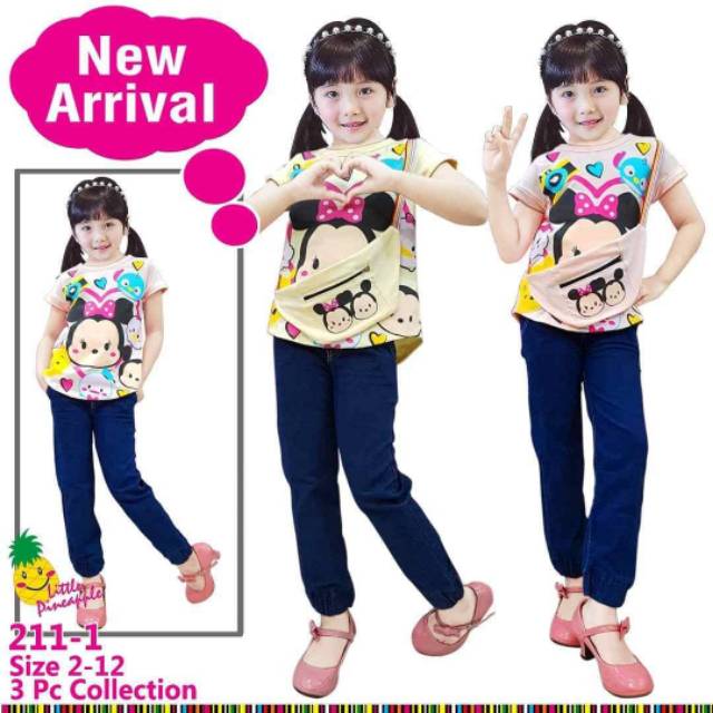 Set jeans little pineapple