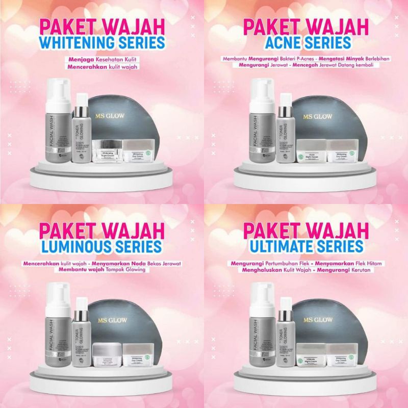 PAKET WAJAH MS GLOW ORIGINAL