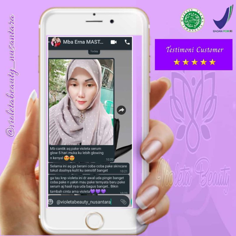 violeta glow serum