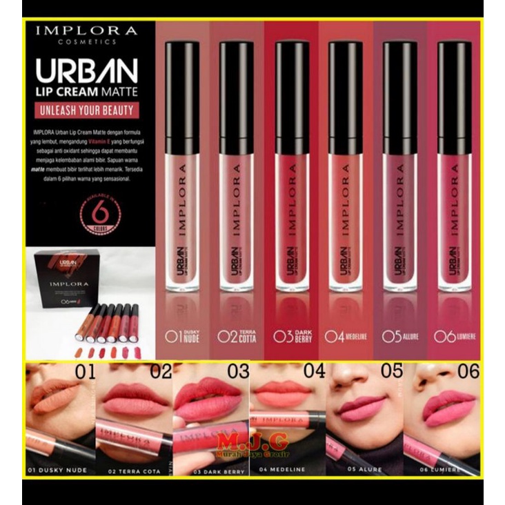 Implora Urban Lip Cream No 08 Bpom