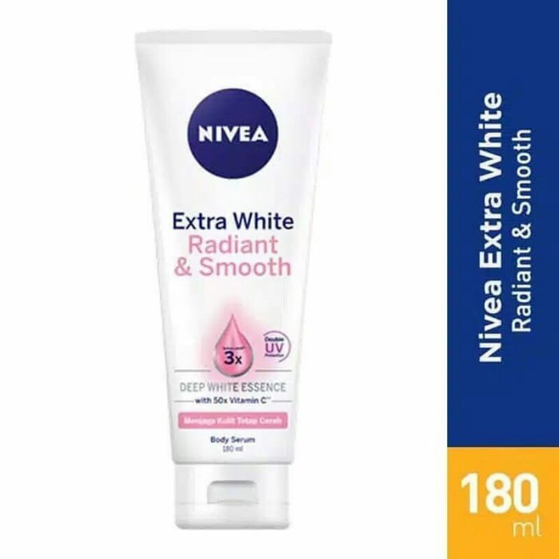 COD Nivea Extra White Radiant & Smooth 180ml