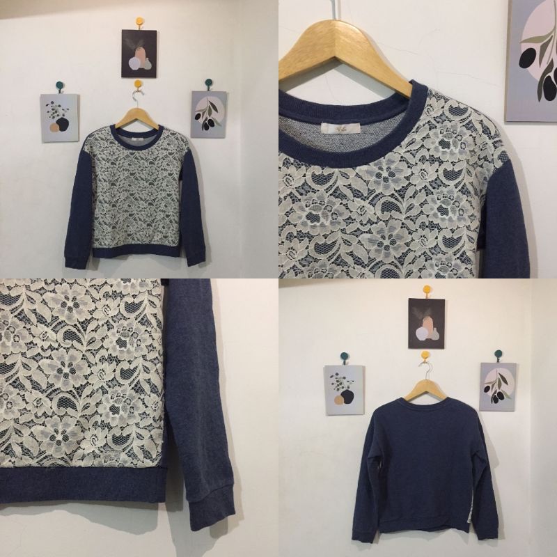 Sweater Brokat Modern