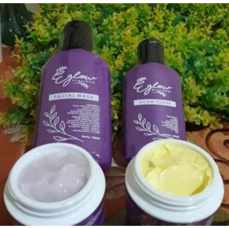 skincare Eglow platinum acne/whteuning