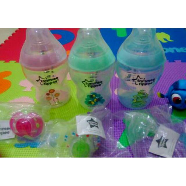 tommee tippee botol susu  set
