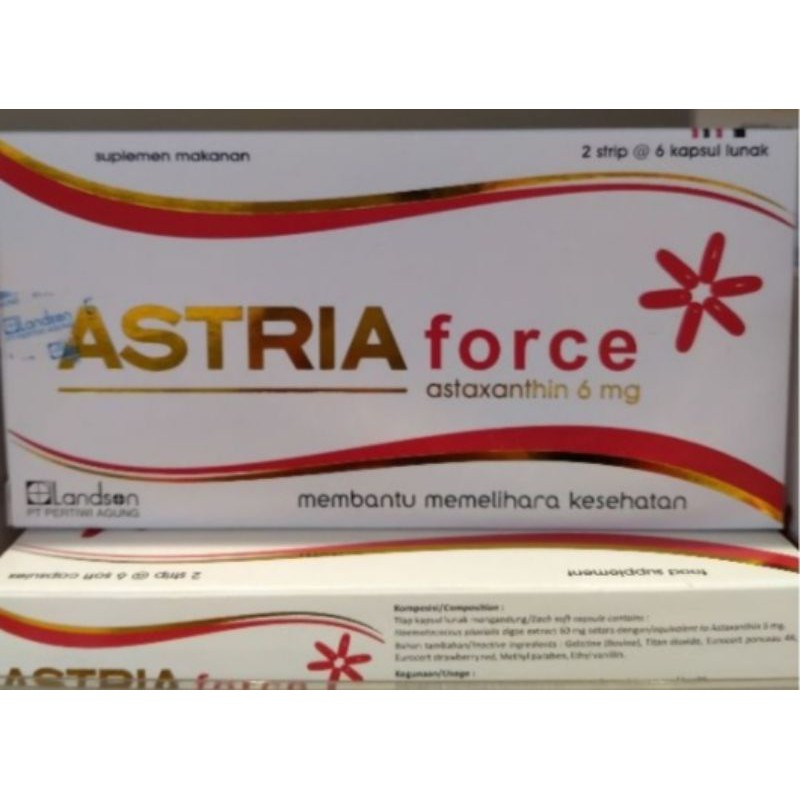 astria force (astaxanthin 6 mg)