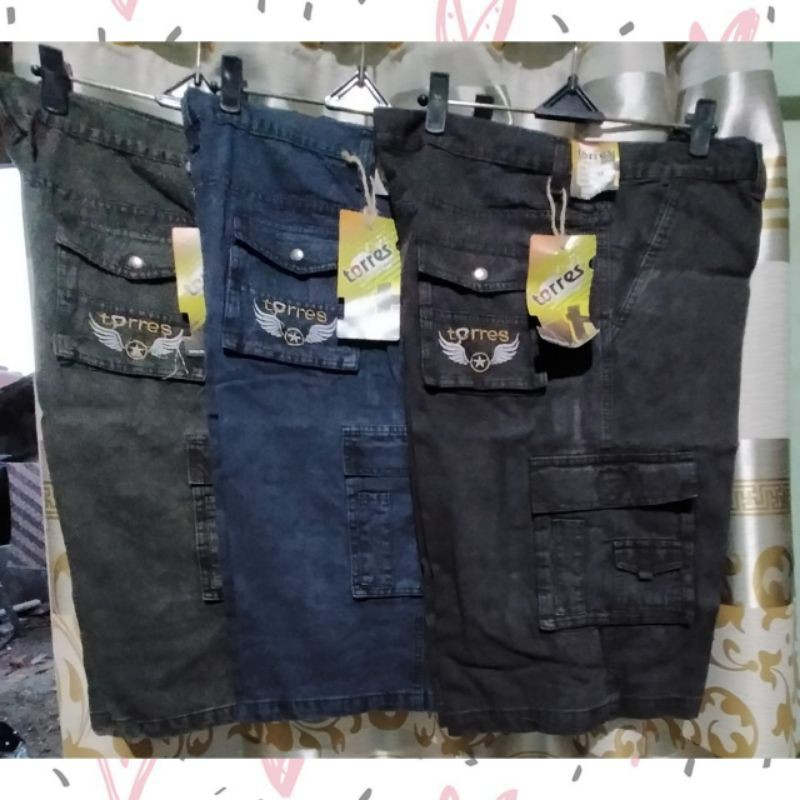 celana pendek cargo polos