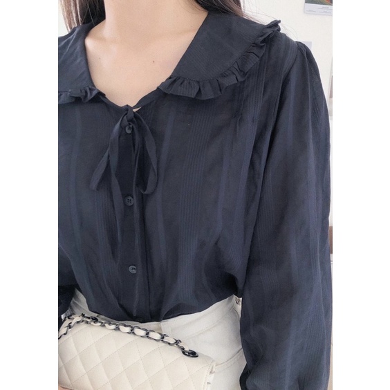 OUDRE HYONI TOP IN BLACK