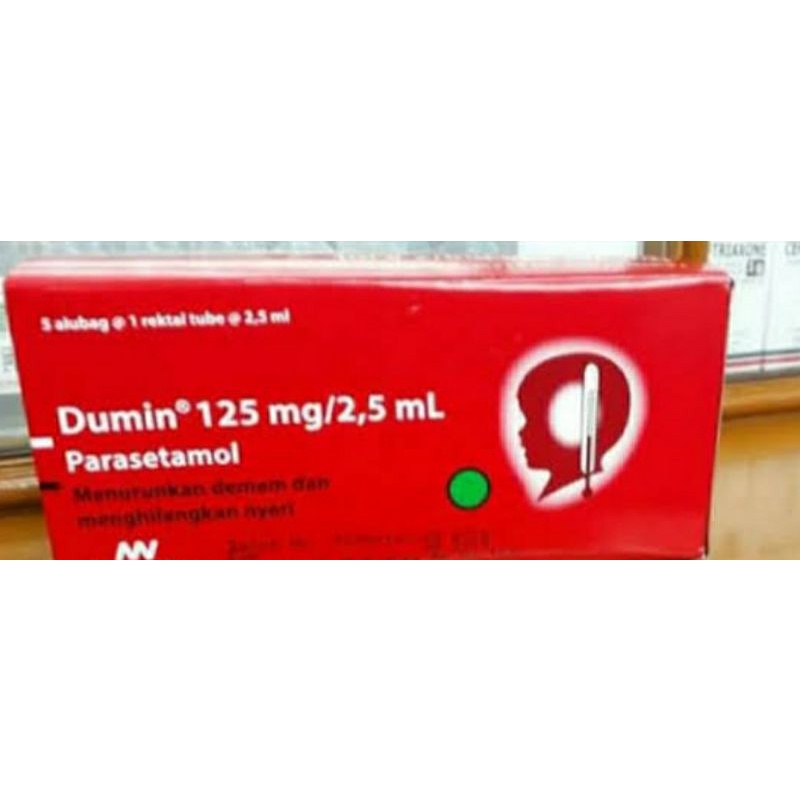 Dumin Rectal Tube 125mg/2,5ml