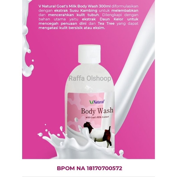 Vnatural Body wash 300ml