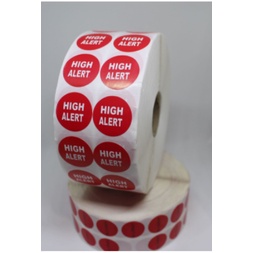 Stiker Hight Alert