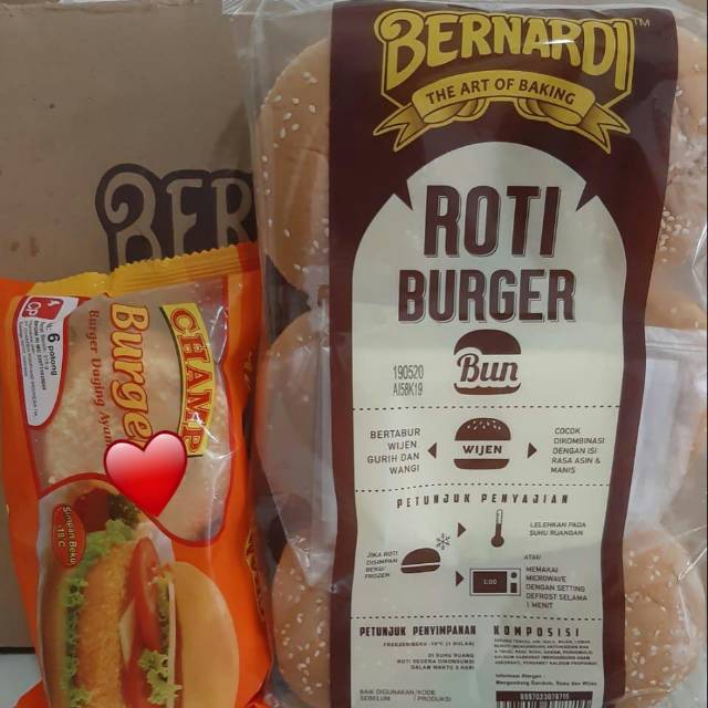 Paketan burger isi 6