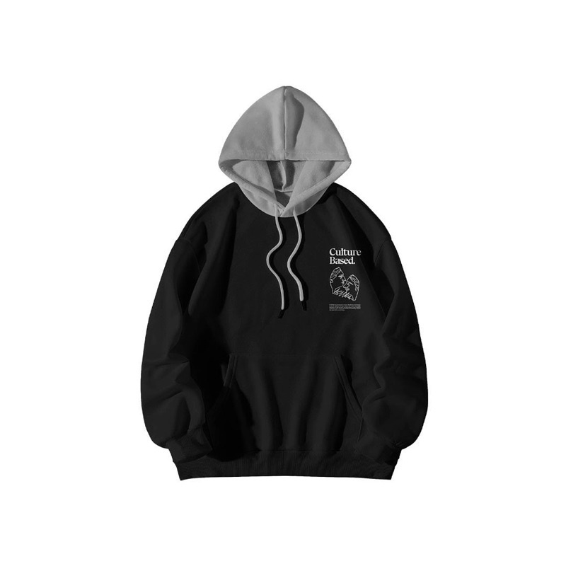 Two Side Hoodie (Black&Grey)