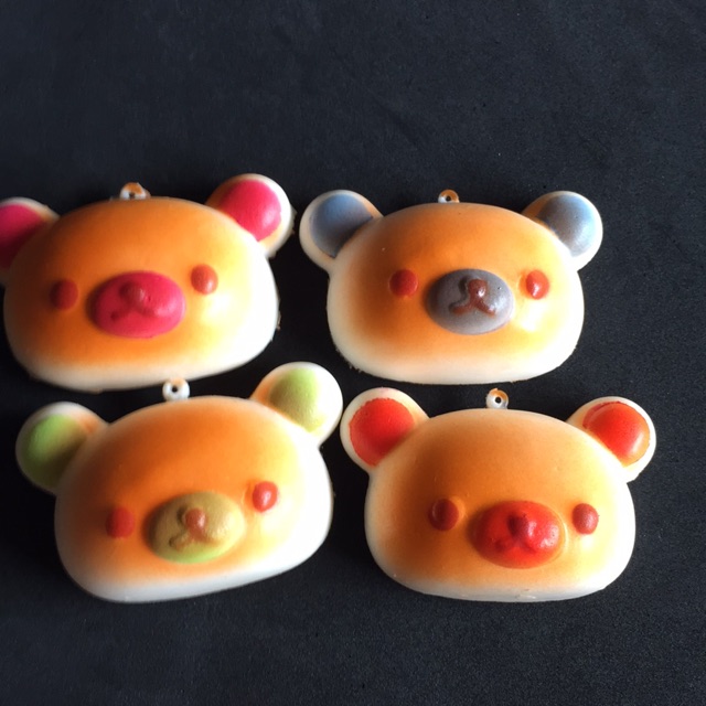 squishy cat head 4x6cm