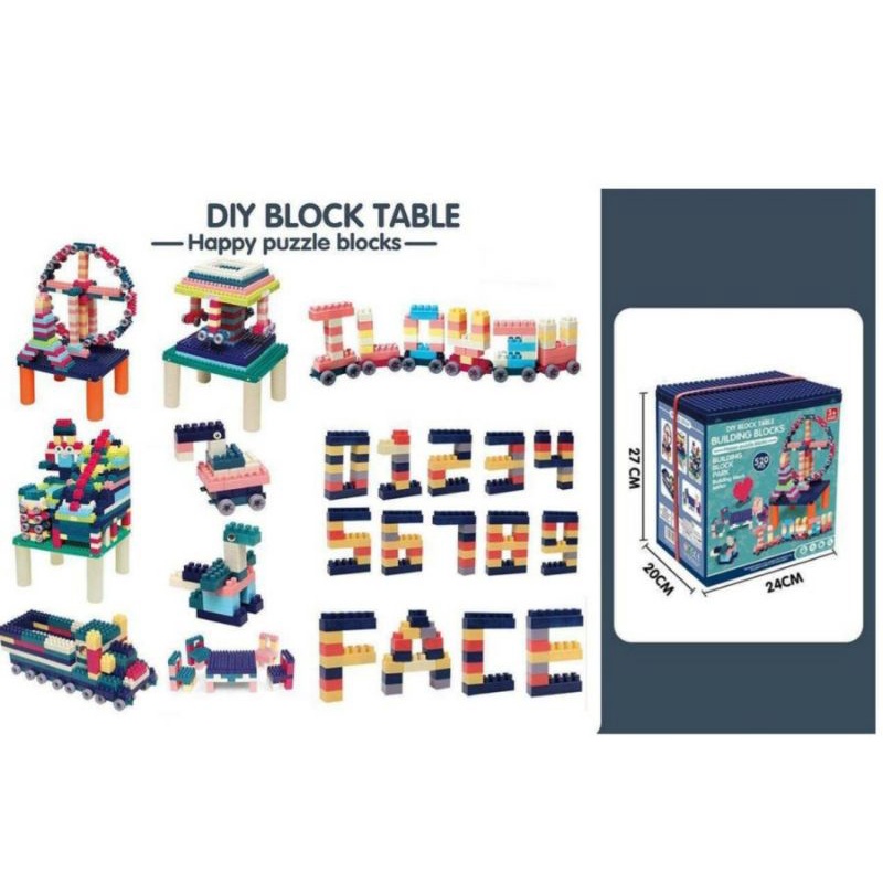 DIY Block Table Set 520 PCS<br/>