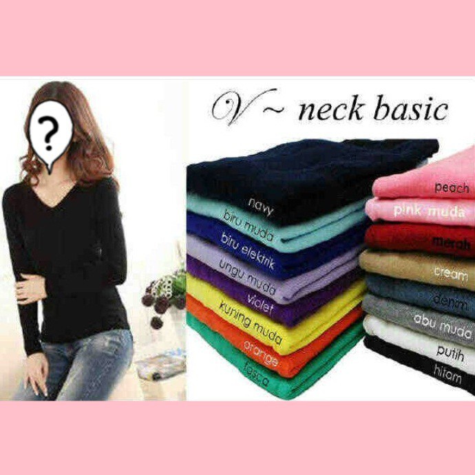 V NECK BASIC KNIT
