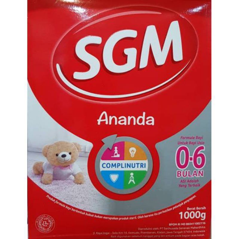 Susu bubuk SGM 0-6bln