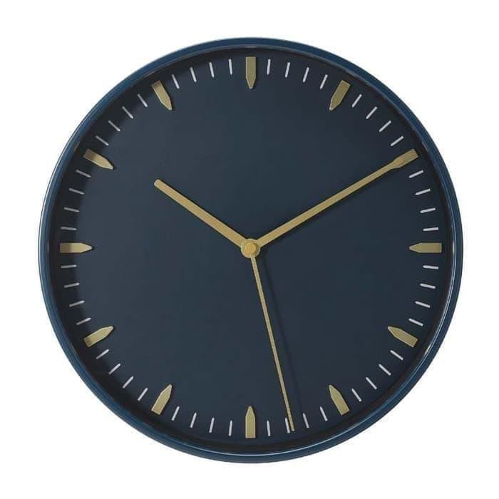 Jam dinding biru