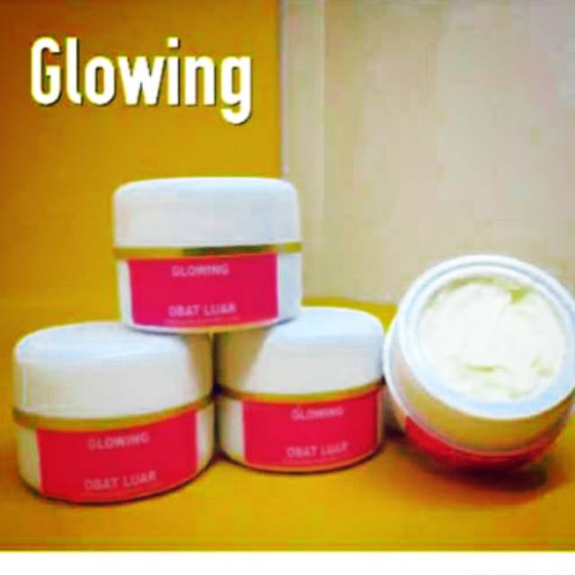 Cream glowing