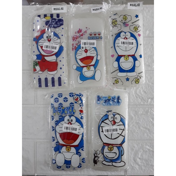 Case gambar doraemon Realme 6I