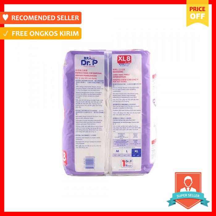 Dr.P Adult Diapers Basic Xl 8
