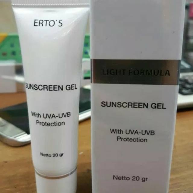 ERTOS SUNSCREEN GEL ORIGINAL BPOM