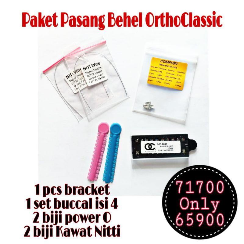 paket pasang behel orthoclassic