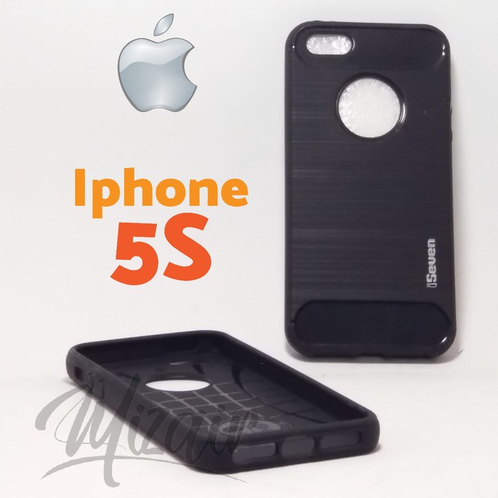 SoftCase Carbon Fiber Iphone 5S iSeven/Ipaky/Capsule/Soft case