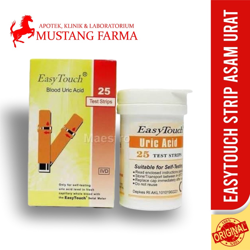 Easy touch strip asam urat