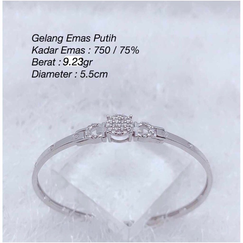 Gelang Emas Putih