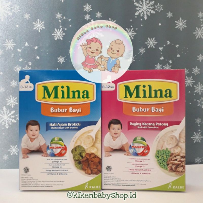 Milna bubur bayi 8+