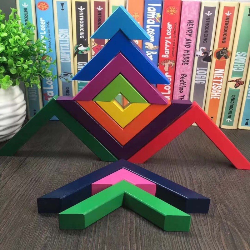 angle bracket - triangle combination - mainan edukasi anak