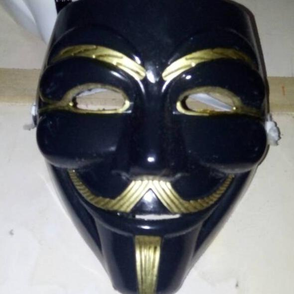 Model baru topeng anonymous hitam ✈➱ ➧