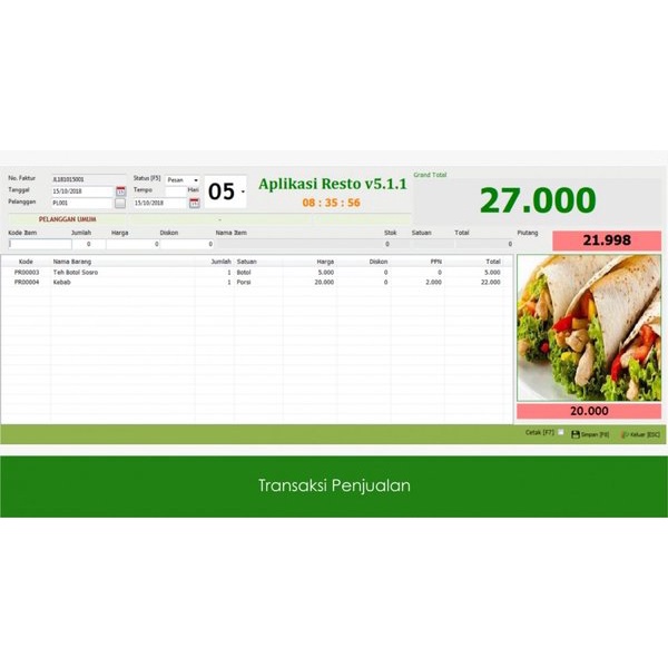 Software Toko Makanan Rzf Resto Full Version Lifetime