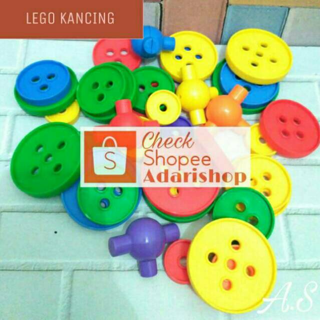 HARGA SALE Lego Kancing (Button)