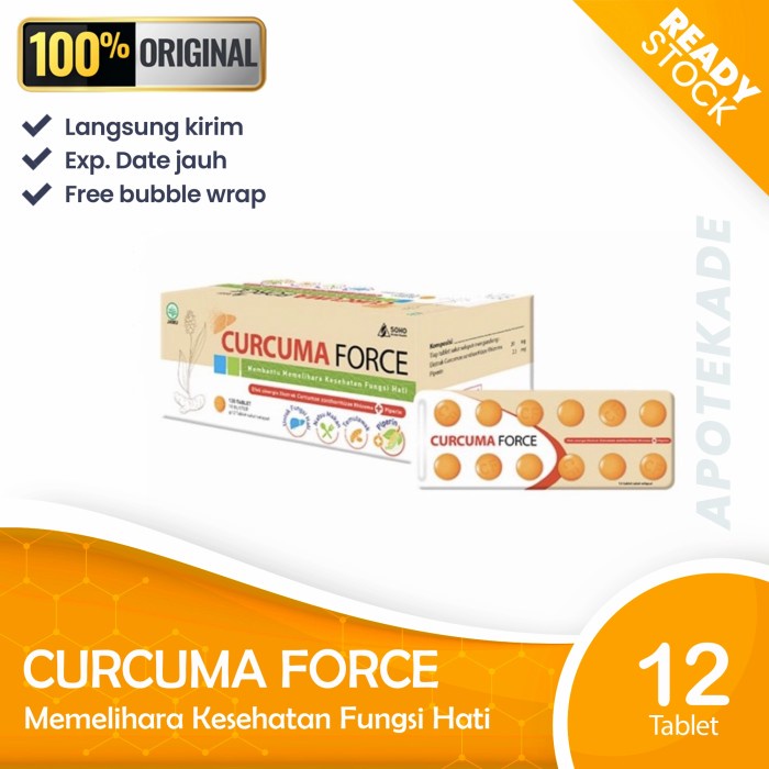 curcuma force strip 12 tablet