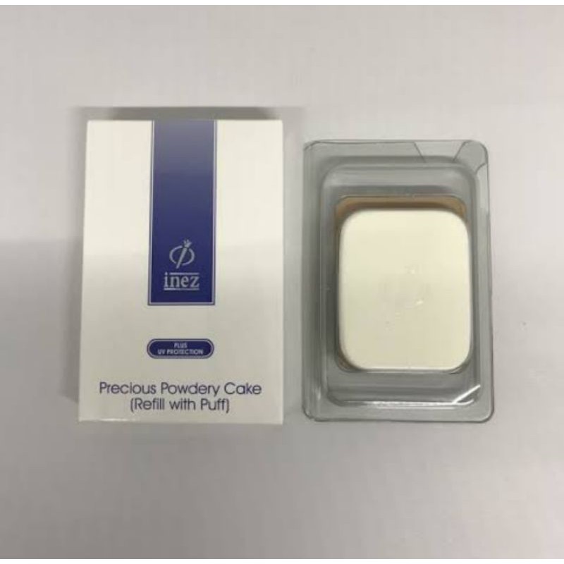 Inez precious powdery cake(Refill with puff)