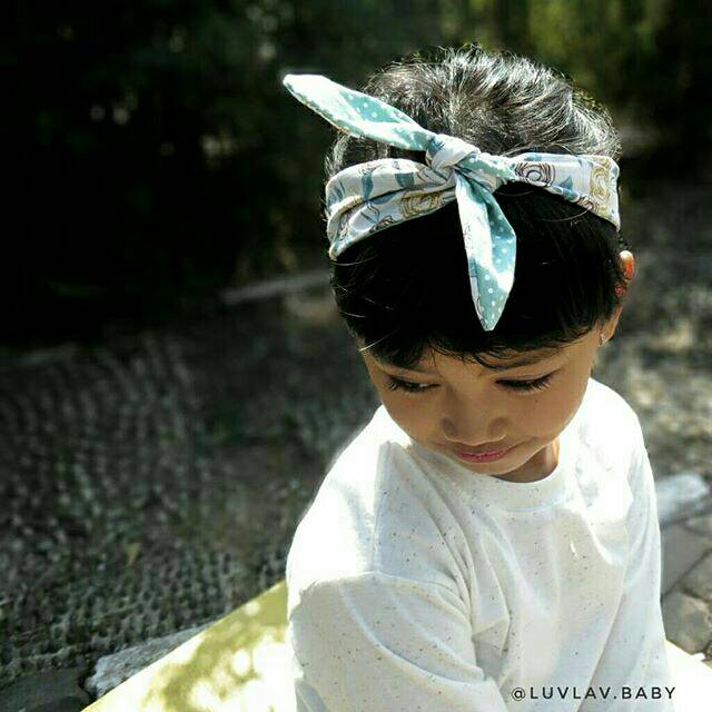 Greeny Bloom Wrap Headband