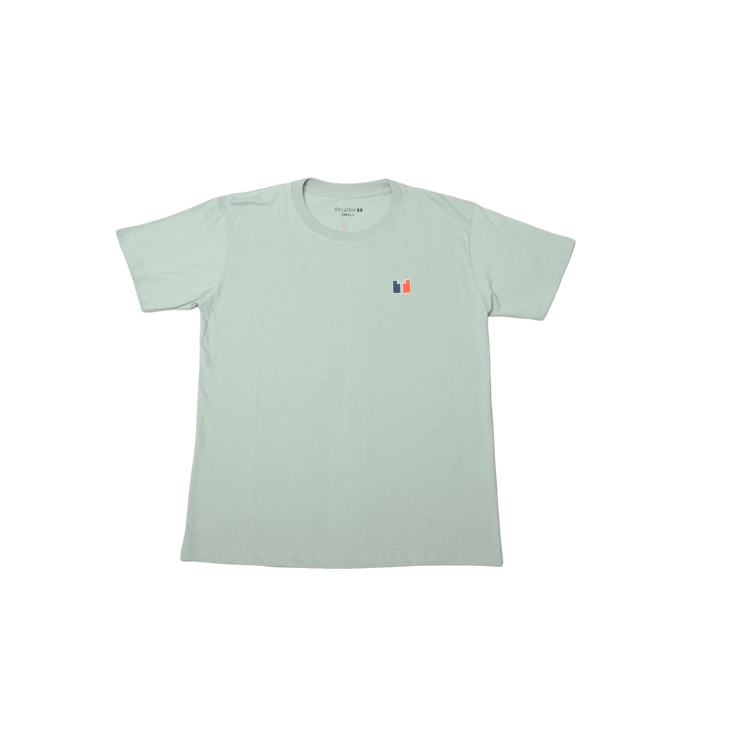 Thruster Logo Tees Grey Combed 24s