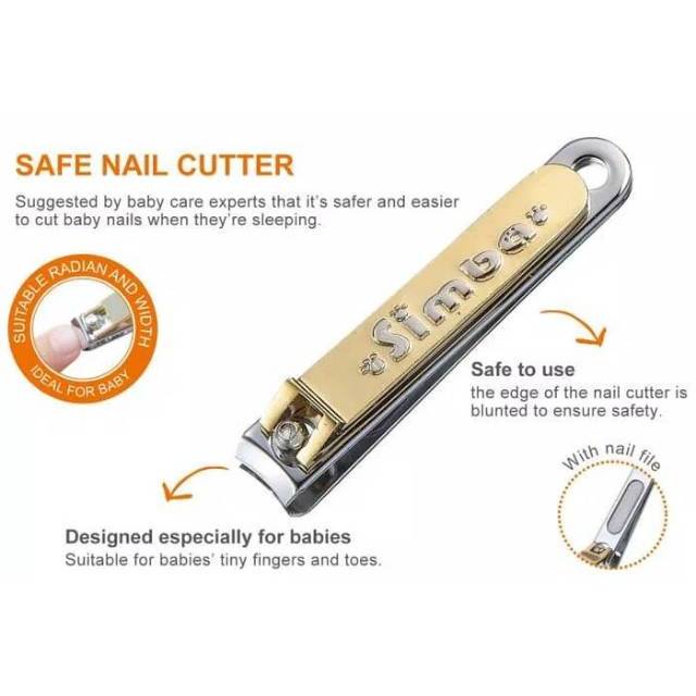 SIMBA SAFE NAIL CUTTER/NAIL CLIPPER/GUNTING KUKU BAYI