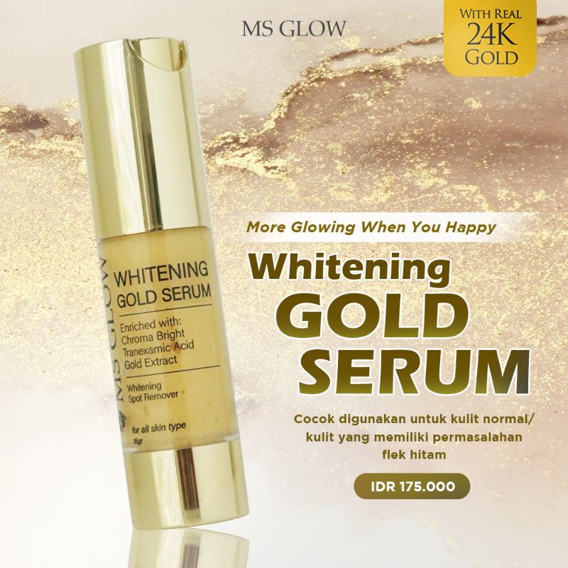 whitening gold serum