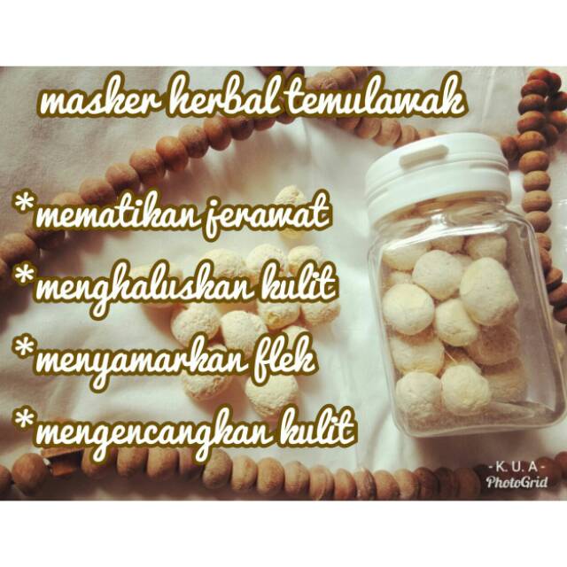 Masker herbal temulawak