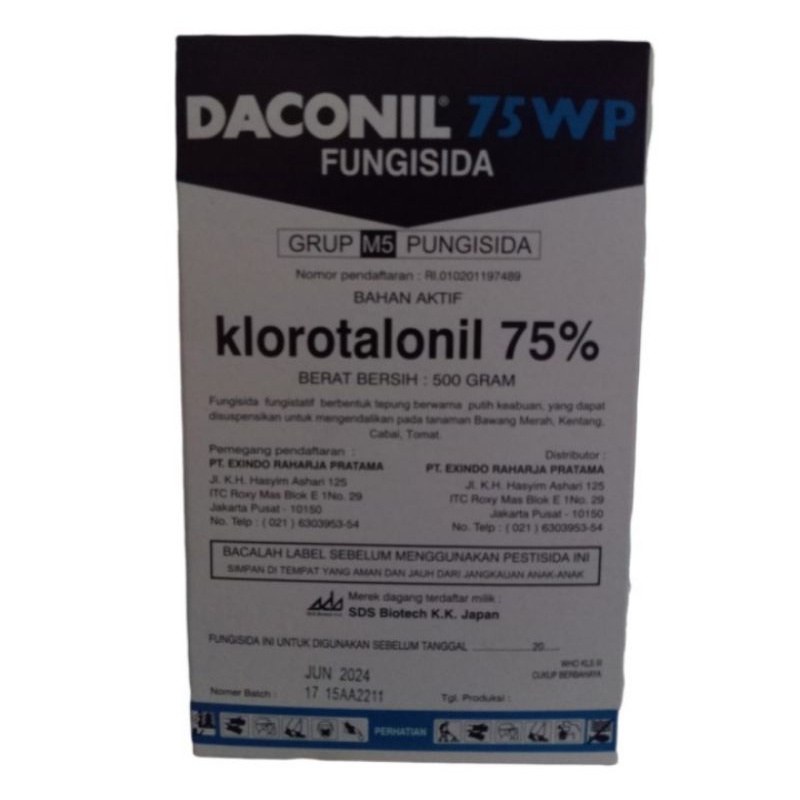 fungisida DACONIL 75wp 500gram