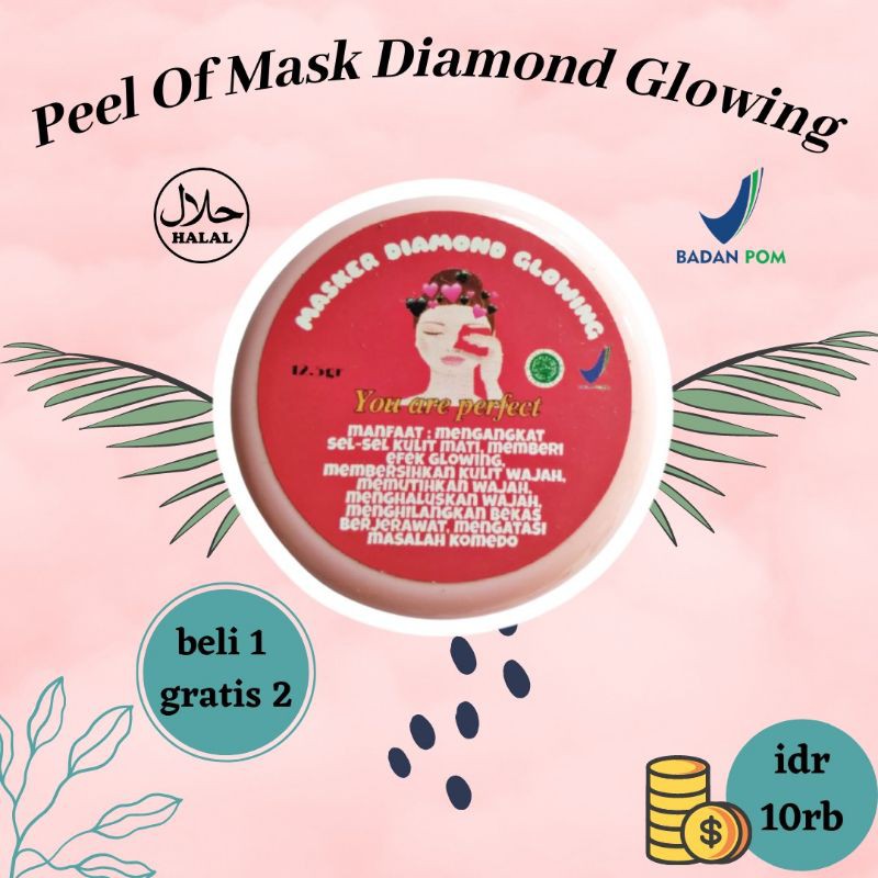masker diamond glowing
