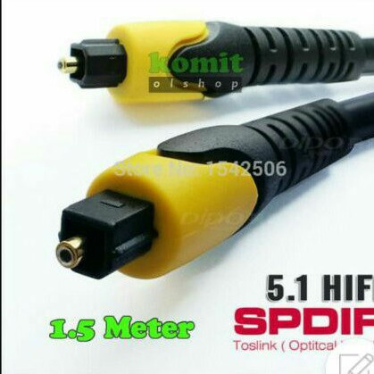 KABEL OPTIC DIGITAL AUDIO TOSLINK 1.5 M OPTICAL OPTIC