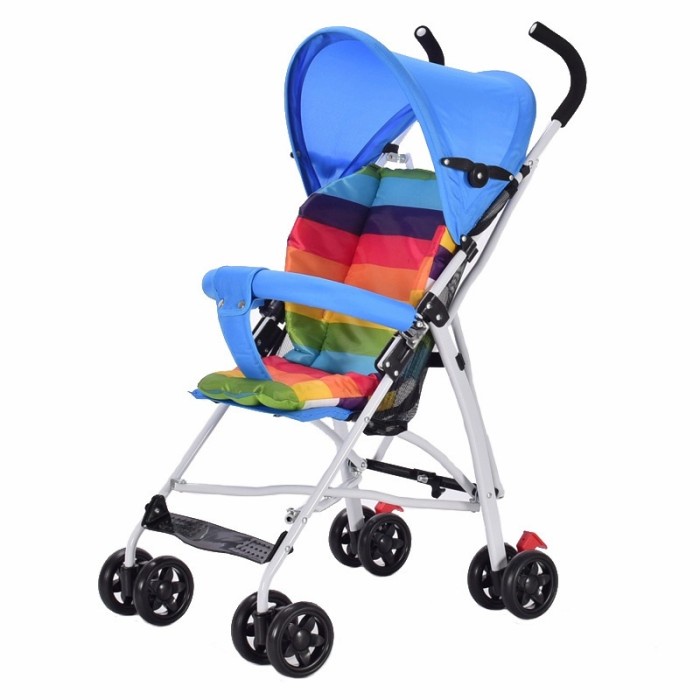 Stroller bayi lipat - Biru