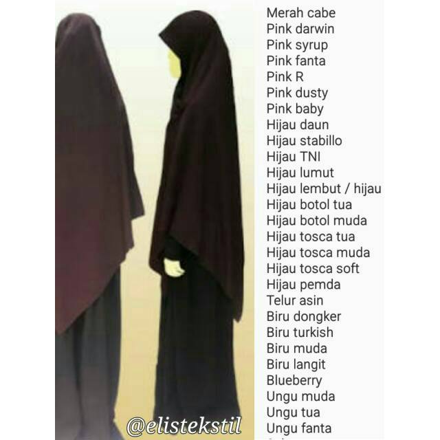 Jilbab segiempat wolfis 150 x 150