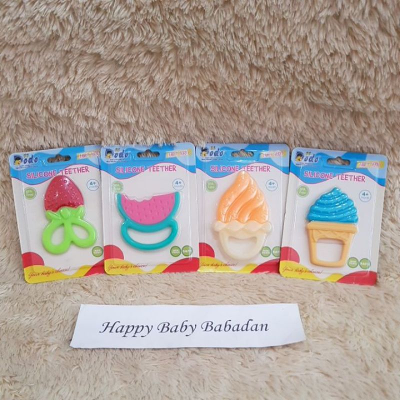 Dodo Silicon Teether Fancy Series